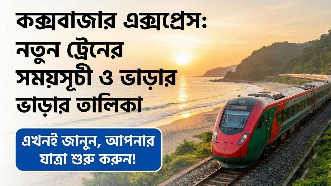 কক্সবাজার এক্সপ্রেস ট্রেনের সময়সূচী