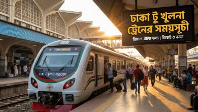 ঢাকা টু খুলনা ট্রেনের সময়সূচী