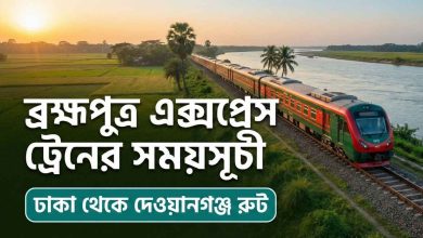 ব্রহ্মপুত্র এক্সপ্রেস ট্রেনের সময়সূচী